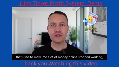 High Ticket Profit System Demo, How To Work!
