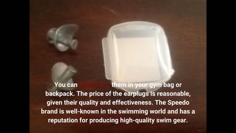 User Comments: Speedo Unisex-Adult Swim Training Ergo Ear Plugs Silver