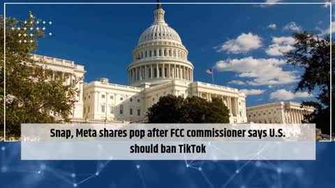 Meta shares pop after FCC commissioner says U.S. should ban TikTok