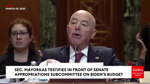 Sec. Alejandro Mayorkas Testifies In Front Of Senate Appropriations Subcommittee On Biden's Budget