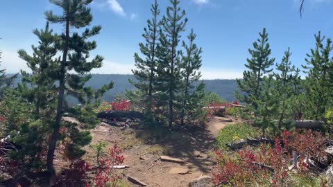 Central Oregon - Mount Jefferson Wilderness - Ridgeline of the Pacific Crest Trail + Cliff Viewpoint