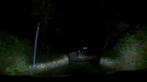 Night driving to Ivybridge Devon Speedlapse GoPro 22nd March 2023