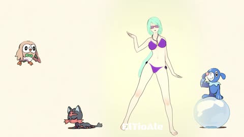 Mjurran Bikini Tensura Pokémon dancing POKÉDANCE #mmd #Mjurran #Tensura