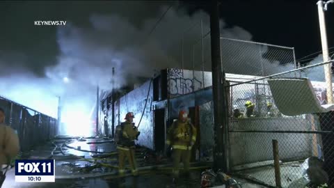 Family business goes up in flames