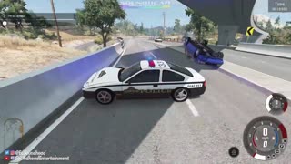HEATED POLICE CHASES! | BeamNG Drive