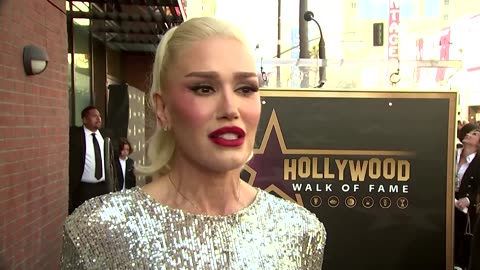 Gwen Stefani honored with Walk of Fame star