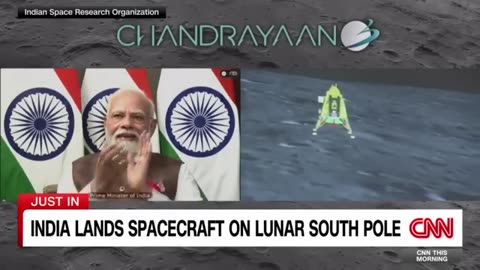 See moment India becom 4th country to land on the moon