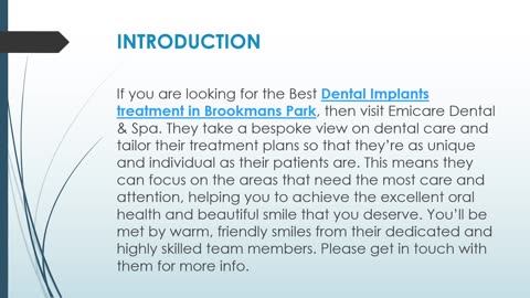 Best Dental Implants treatment in Brookmans Park