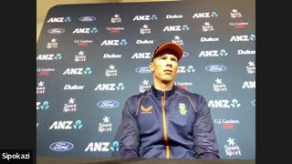 Rassie van der Dussen after Day 3 of second New Zealand Test