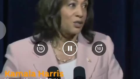 Harris Vicepresident say... Eliminate (reduce) people? What's this?