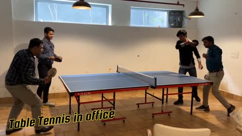 Table Tennis 🎾🎾 in office