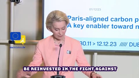 EU chief von der Leyen: You're polluting, you must pay a price.