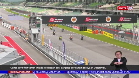 14 OKT 2022 BERITA PERDANA - KEJUARAAN MOTOGP MALAYSIA: SIC SASAR KEHADIRAN 170,000 PENONTON