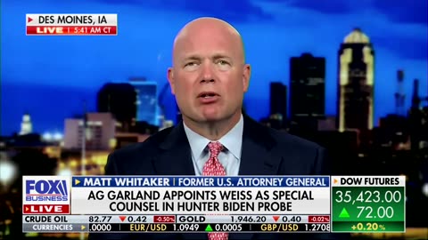 Matt Whitaker on Mornings with Maria Fox Business Network 08.14.2023