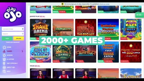 PlayOjo Casino SHOCKED Me! (Massive 2,000+ Game Library Revealed!)