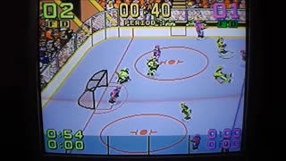 Vancouver vs Buffalo Stanley Cup Finals Mario Lemieux Hockey Sega