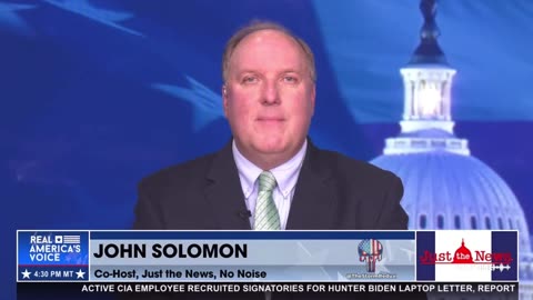 John Solomon with more breaking news about the letter signed by 51 intelligence agents