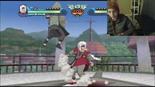 Jiraiya VS Shino Aburame In A Naruto Shippuden Clash of Ninja Revolution 3 Battle