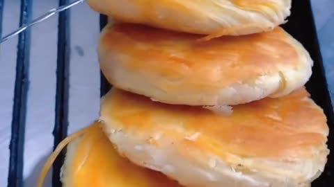 Chinese Burger Mille-feuille making video