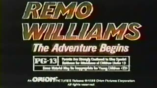 Remo Williams: The Adventure Begins - 1985 Movie Trailer 80's 80s Retro TV Commercial 📺
