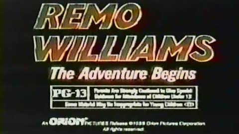 Remo Williams: The Adventure Begins - 1985 Movie Trailer 80's 80s Retro TV Commercial 📺
