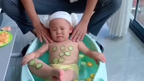 Baby very careful so beautiful Short video