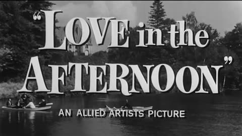 LOVE IN THE AFTERNOON trailer GARY COOPER, AUDREY HEPBURN