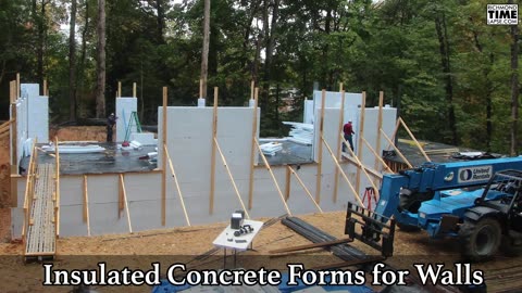 Use time lapse to market you Insulated Concrete Forms (ICF) business