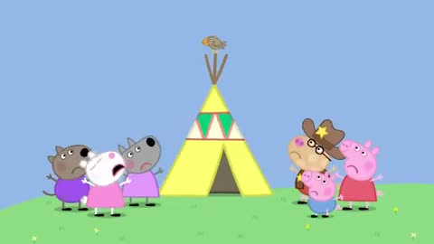 PEPPA PIG`S PERFECT SUMMER SAND CASTLE ! PEPPA PIG ! FAMILY KIDS CARTOON !