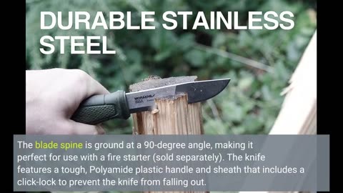 Customer Comments: Morakniv Kansbol Fixed Blade Knife with Sandvik Stainless Steel Blade
