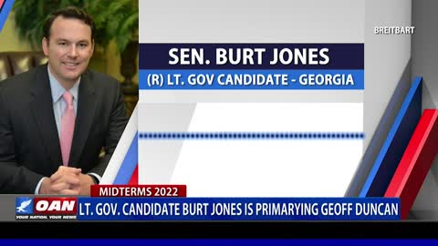 Lt. Gov candidate Burt Jones is primarying Geoff Duncan