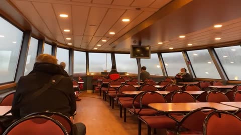 Ferry window collapses in harsh weather