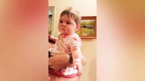 Funny Startled Babies Will Make You Laugh _ Baby Reactions Video