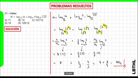 MATEMÁTICAS DESDE CERO LBTHL 2022 | Semana 09 | ÁLGEBRA