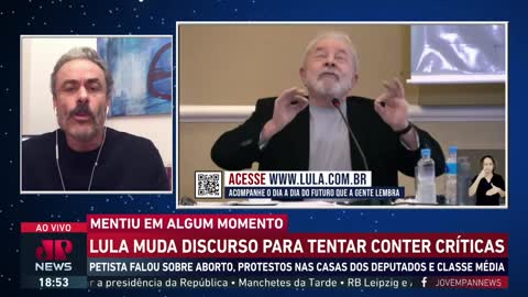 After a sequence of nonsense, Lula changes speech to try to contain criticism