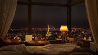 Cozy Bedroom in Paris - Smooth Piano Jazz Music for Relaxing, Chilling