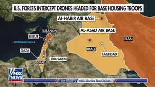 US forces intercept drones, headed for base housing troops