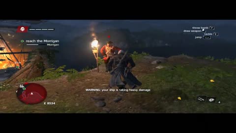 Assassin's Creed Rogue 2014 - Daring Escape: Reach the Morrigan, Escape The Area (Part 8) | Stealth