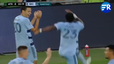 William Agada scored for the second consecutive game for Sporting Kansas City