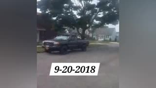 Joseph Martelli jjm7777 This truck tried running me over in Niagara Falls, NY 7-29-2018