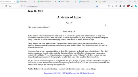 A vision of hope