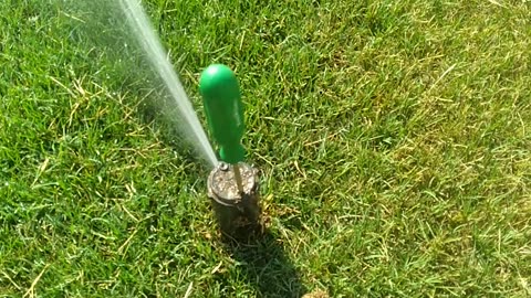 Steps To Adjust Lawn Irrigation Heads?