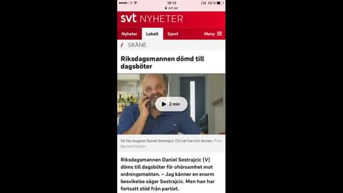 SVT direktsänder när det handlar om Ekeroth- inte när det gäller brottsvänstern