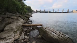 OH River shoreline low pass