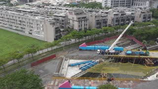 Longdesin Road Love River Bridge Construction, episode 2 🇹🇼 (2023-09) {aerial}