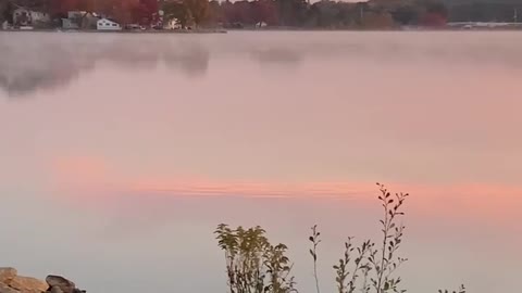 Fall Morning Lake Tiogue