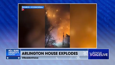 ARLINGTON HOUSE EXPLODES