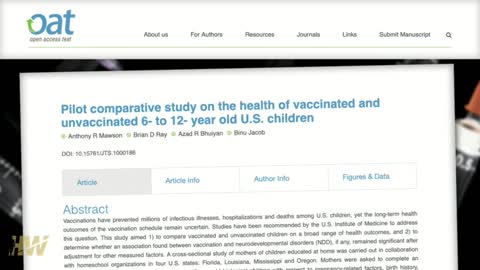 Disparity in chronic disease amongst vaccinated children