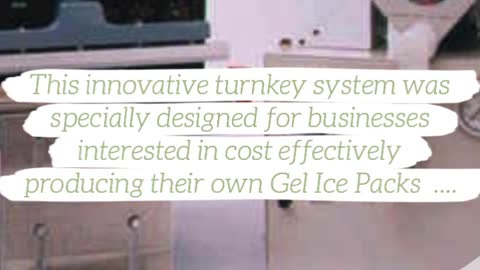 Gel Pack Production System | Axizz LLC