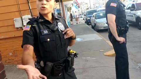 CRAZY LADY COP Harasses Driver And Bystander For Recording, MUST WATCH